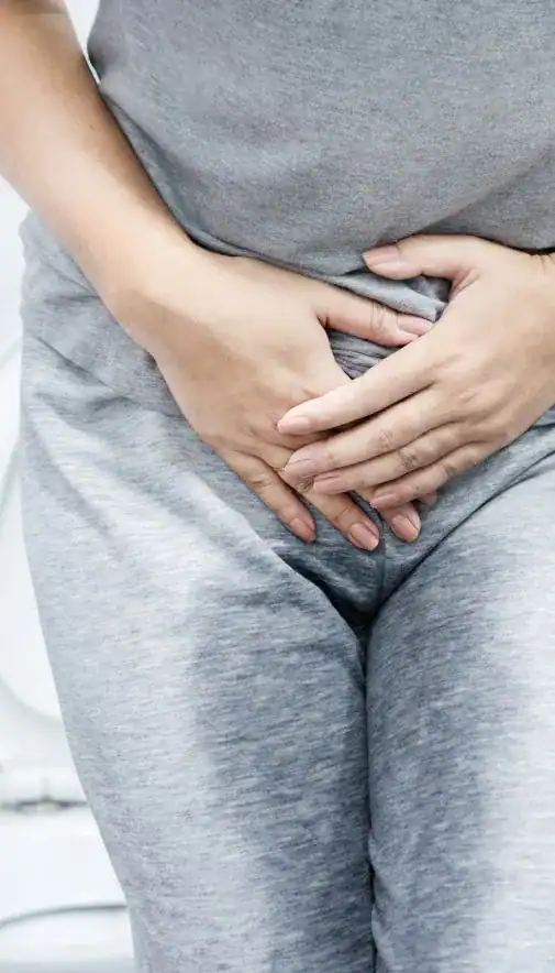 Image of woman had accident and needing stress incontinence treatment Chelmsford